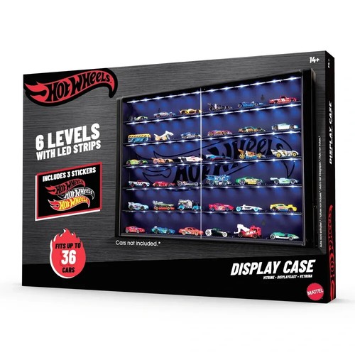 Hot wheels display - hot, case