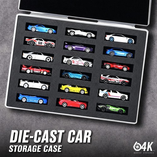 Scale model cars display - 1/64,
